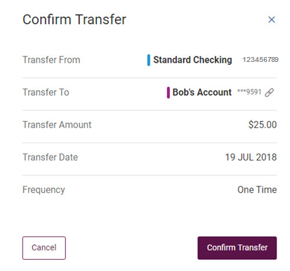 Transfer Support Stcu Screenshots Of How To Make An External Transfer In Online Banking
