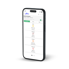 Photo of the Ovation Mobile device.