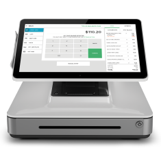 Photo of the Ovation Select point-of-sale device.