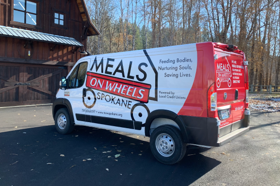 Photo of a Meals on Wheels van