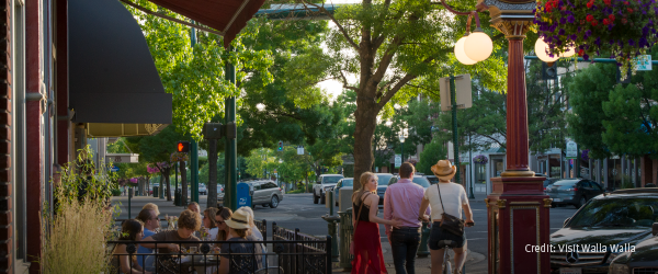 Photo of downtown Walla Wall