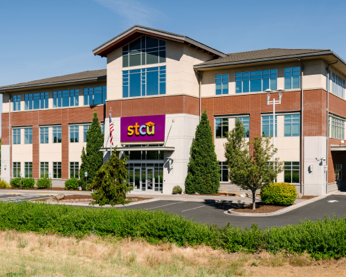 A photograph of STCU College Place branch