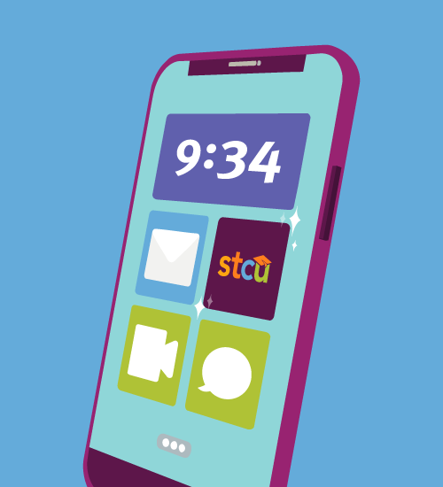 An illustration of a phone