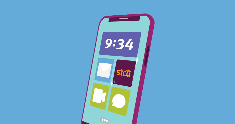 An illustration of a phone