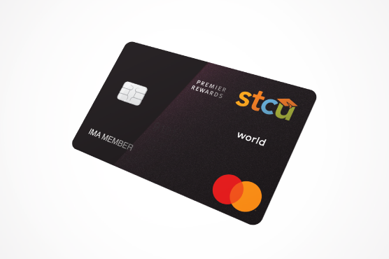 Illustration of a shiny, black credit card