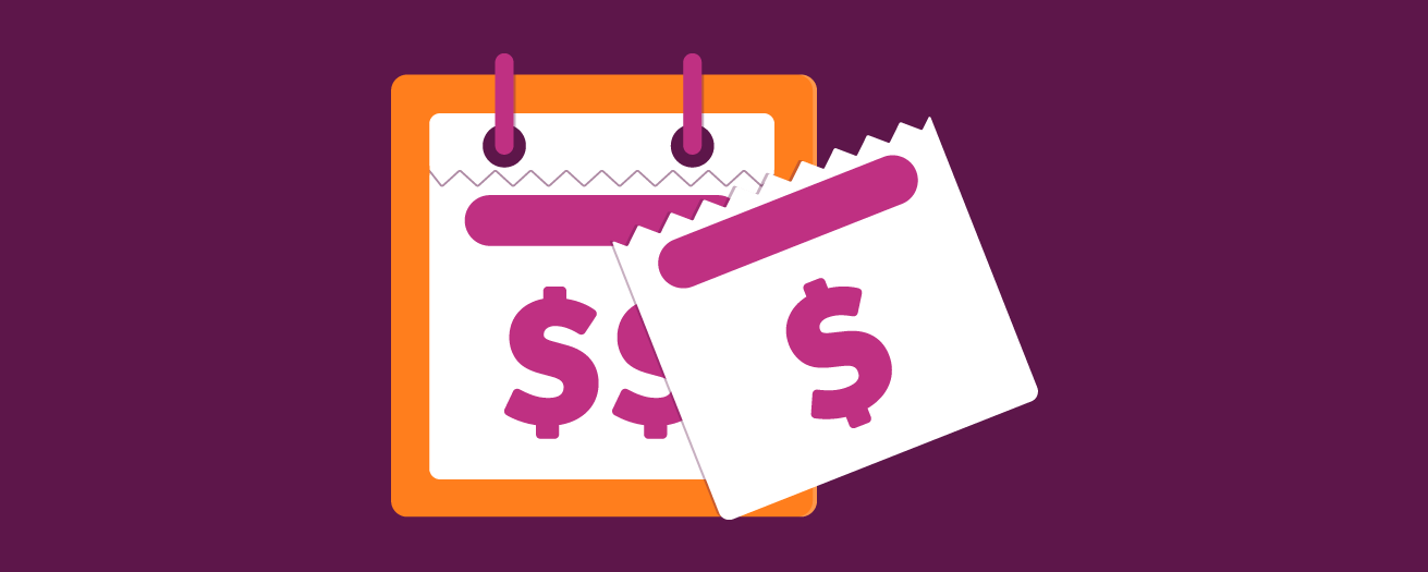 Illustration of dollar bills