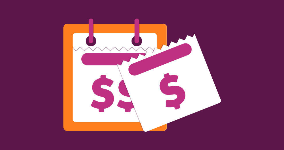 Illustration of dollar bills